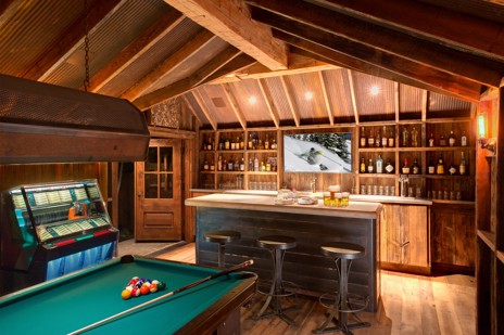 Come home for a round of late night pool and darts in the lodge’s private stand-alone saloon